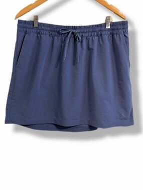 The North Face XL Blue Athletic Skirt Golf Travel Athleisure Pockets
